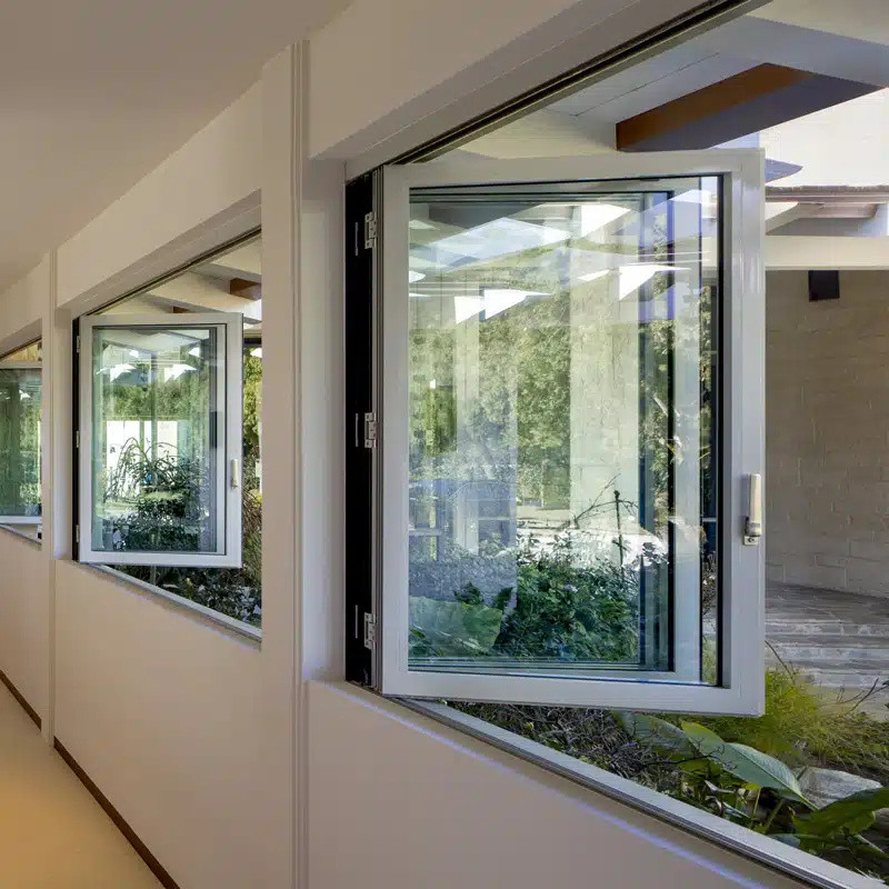 Modern Design Aluminum Alloy Frame Bi Fold Windows With 70mm Width Window Frame