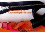 Fashion garment accessory lace zipper decorative zipper for fashion dress
