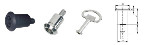 Buy cheap GMS-2 Electrical Switchgear Components Steel Door Lock High Voltage from wholesalers