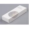 Buy cheap White Ivory Board Paper Packaging Boxes With Hot Laser Silver And Matte Varnishing from wholesalers