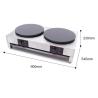 Buy cheap 900*540*230mm Professional Stainless Steel Commercial Non-stick Electric Double Single Crepe Maker from wholesalers