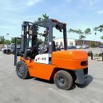 4000kgs Diesel Lift Truck 3 Stage Full Free Lift 4.5m Mast Counter Balance