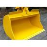 Buy cheap Custom Red / Yellow Tilting Excavator Bucket With Adjustable Opening from wholesalers