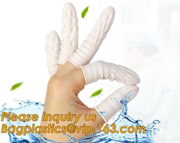 Buy cheap Powder Free Disposable Static Dissipative Natural Latex Black ESD Finger Cots,Antislip finger coat/latex finger cots /Do from wholesalers