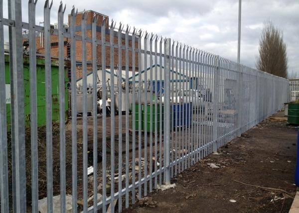 Buy cheap Weatherproof Galvanized 3ft Steel Palisade Fencing For Car Parks from wholesalers