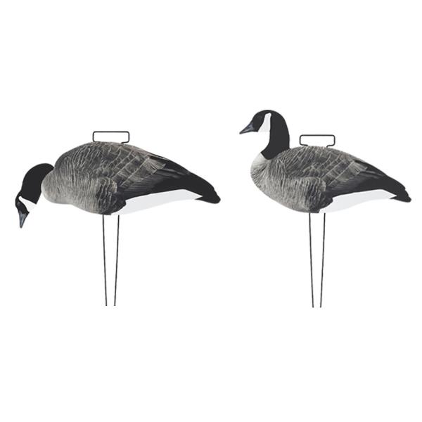Custom Plastic PP Lifelike goose silhouette decoys Anti Reflective canada goose