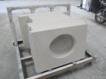 White Quartz Solid Stone Countertops For Kitchen 2.5 G / Cm3 Bulk Density