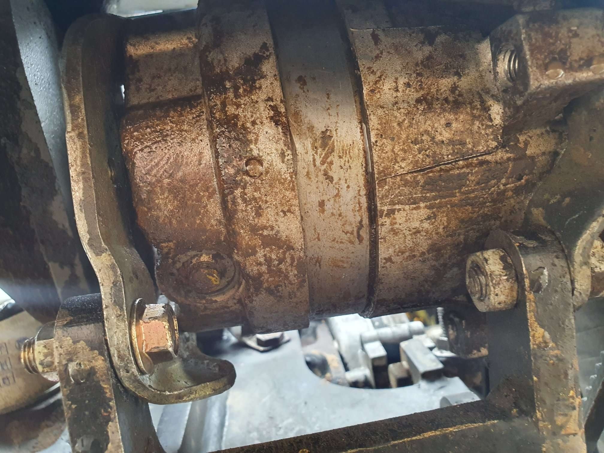 EC ec55b excavator air conditioner compressor