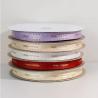 Buy cheap Polyester Satin Grosgrain Ribbons with Logo Custom Luxury Floral Wax Silk Print for Gift Wrap from wholesalers