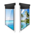 43" 55" 65" Ultra Thin Bezel IPS LCD Display Dual Screen