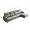 Buy cheap BN Genuine Cowhide Leather Sofa Living Room Function Sofa Modern Smart Furniture Electric Functional Recliner Chair Sofa from wholesalers