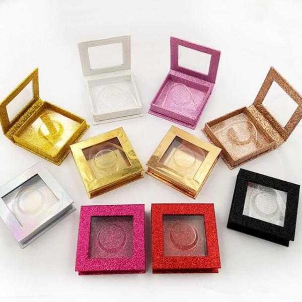 Buy cheap Glitter Custom Eyelash Packaging Lash Subscription Boxes from wholesalers