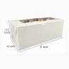 Buy cheap Customized White Paperboard Food Container Paper Box With UV Coating And Vanishing from wholesalers