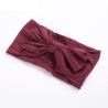 Buy cheap Festival Childrens Hair Accessories For 7 8 9 Year Olds Soft Nylon Wide Edge Knot Bows Turbans from wholesalers