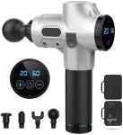 Buy cheap 2500mah 30 Speeds Mini Portable Fascia Massage Gun Touch Screen Percussion Massager from wholesalers