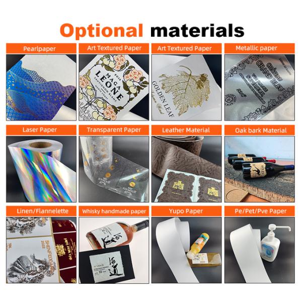 Custom 3D Embossed Brandy Whiskey Labels - Gold Foil Wine Bottle Labels OEM