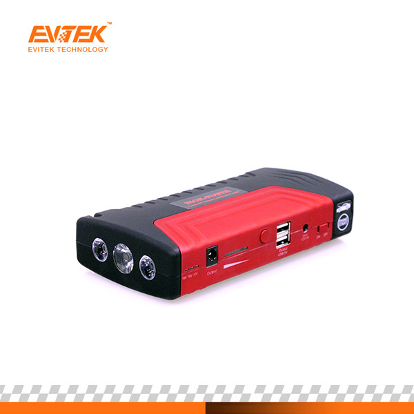 Quality 50800 Mah 12v Portable Car Battery Jump Starter Fireproof ABS + Li-Ployment for sale