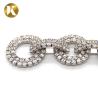 Buy cheap Fashion Elegant Crystal Bridal Shoe Clips 90mm*20mm Rhinestone Decoration from wholesalers