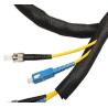 Buy cheap Flexible Self Wrapping Cable Sleeving Fabric Woven Self Closing Wrap Sleeving from wholesalers