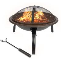 Buy cheap Outdoor Wood Burning Brazier Charcoal Barbecue Pit Steel For Camping Beach product