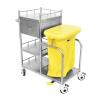 Buy cheap Large Capacity Metal Hospital Trolley Customized Stainless Steel Instrument Trolley from wholesalers