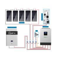 Buy cheap 230V 3kw 5kw Hybrid Solar System Kit For Home Energy Storage product