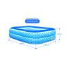 Buy cheap Family 2 layers 210cm Giant PVC Inflatable Swimming Pool from wholesalers