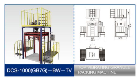 Buy cheap DCS-1000 (GB7G)-BW-TV Ton Bag Packing Machine 10-40 Bags / Hour Capcacity from wholesalers
