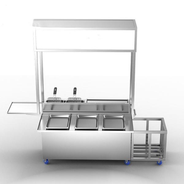 Buy cheap Stainless Steel Mobile Food Truck Commercial Catering Food Van from wholesalers