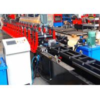 Buy cheap Metal Strut Channel Roll Forming Machine , Gear Box Driven Frame Roll Former product