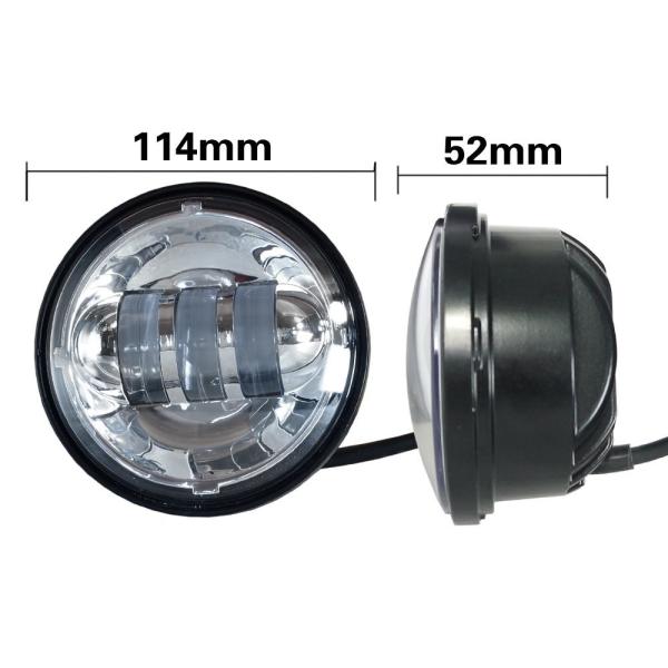 Quality 4.5 Inch Harley Davidson 1800lm 30w Vehicle LED fog light With Aluminum Material Housing for sale