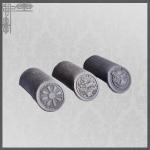 Grey Temple Flat Clay Roof Tiles