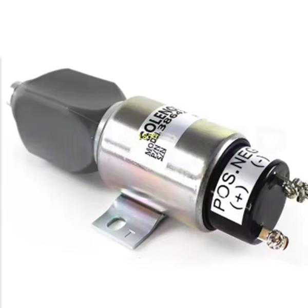 Buy cheap 4BT 4B3.9 Engine 24V Fuel Shutoff Solenoid Valve 386-4274 3864274 For Caterpillar CAT E320 E200B Excavator from wholesalers
