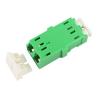Buy cheap Fiber Optic FTTH LC APC Adapter Duplex Green SC Foot Type Adaptor from wholesalers