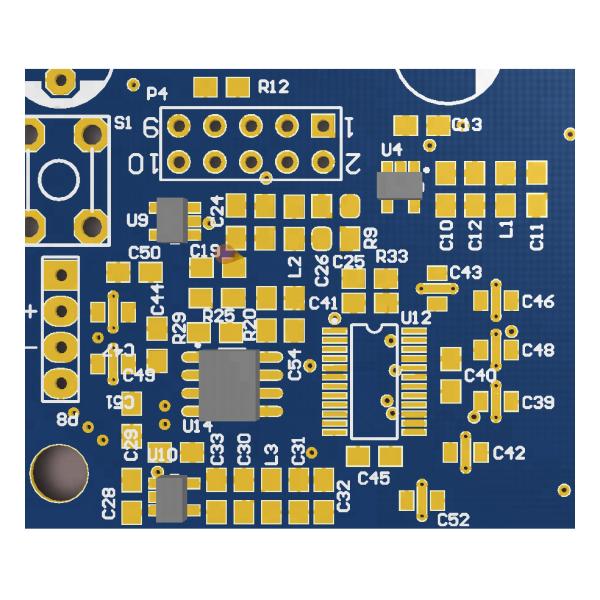 Buy cheap Electronic Blue Solder Mask PCB , 1oz Gold Finger Hard Gold PCB White Legend from wholesalers