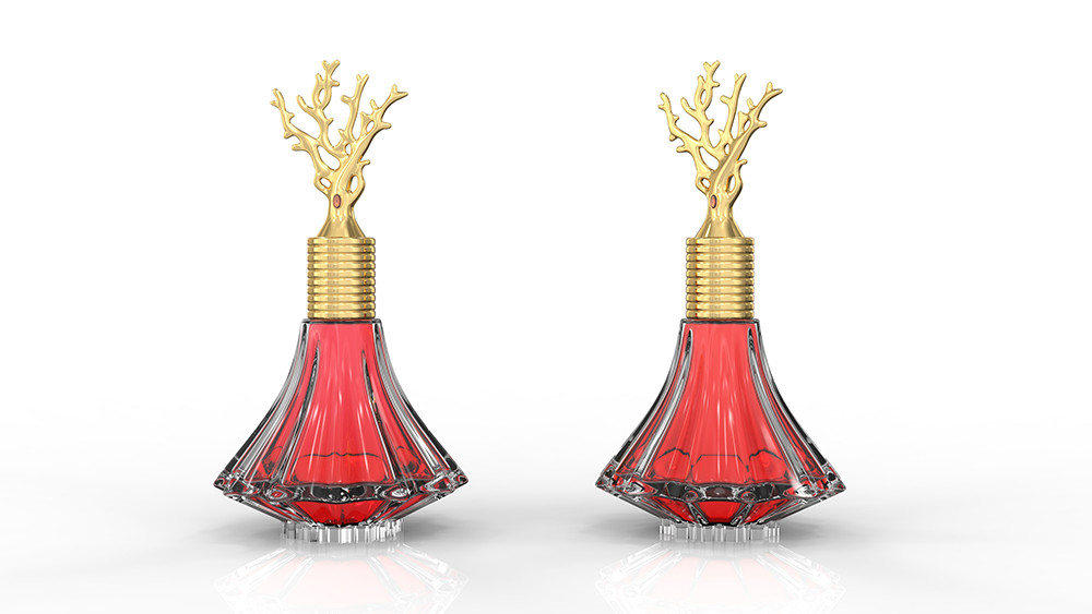 Elegant Zamac Perfume Lid For Bottle Cap OEM / ODM Service Available