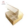 Buy cheap Food Grade 4 Stripe Cupcake Bakery Boxes CMYK Printed With Window from wholesalers