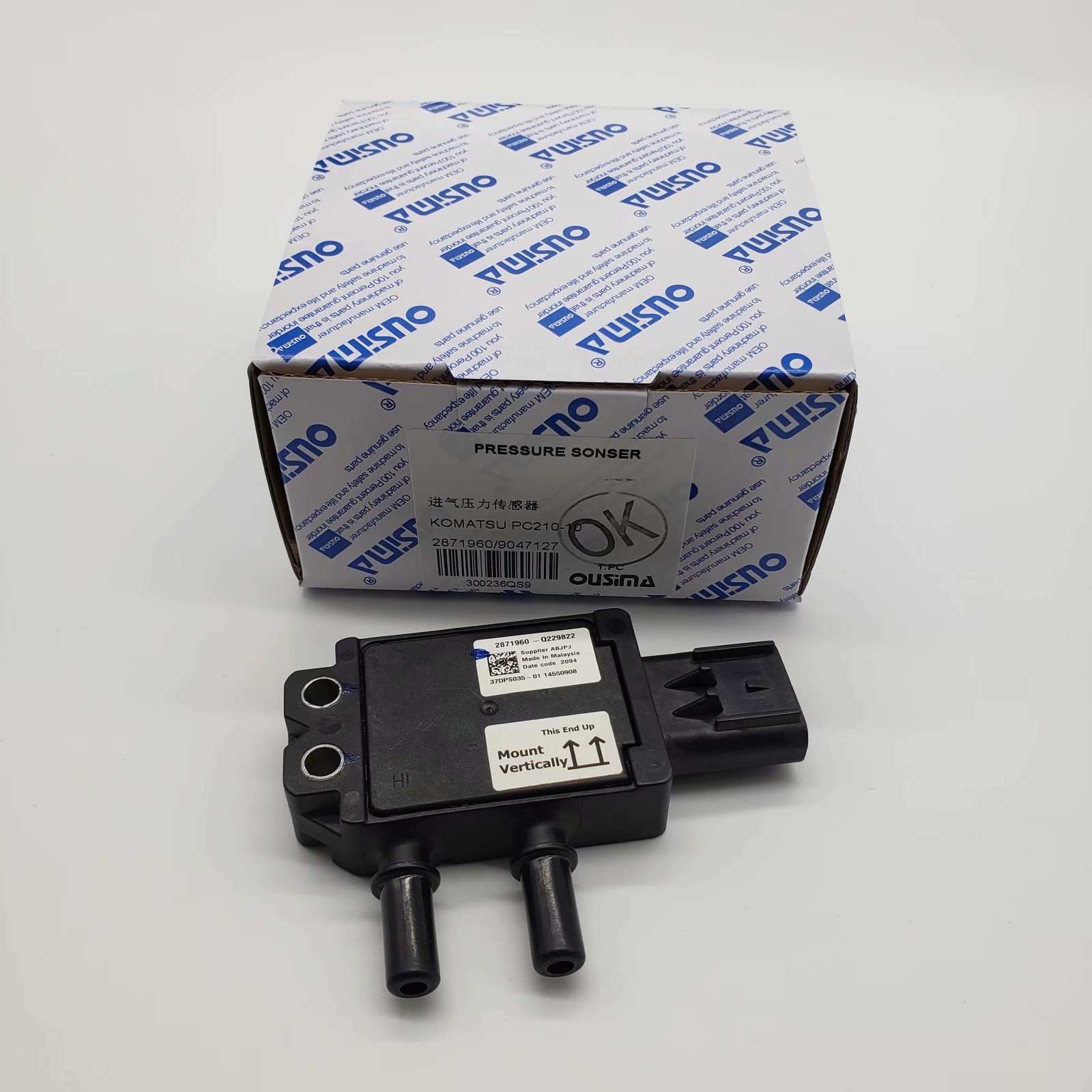 OUSIMSA Differential Pressure Sensor 2871960 9047127 For Excavato KOMATSU PC210-10
