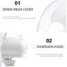 Buy cheap Best-Sale AC/DC Operation Metal Grill 12 Inches 3 Blades Rechargeable Home Solar Fans Rechargeable Electric Fan from wholesalers