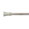 Buy cheap 3D Pattern Curtain Rod Finials White Sweep Gold Curtain Rod Set from wholesalers