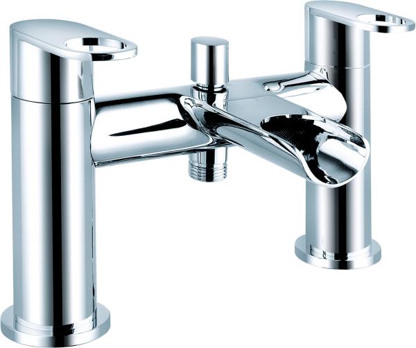 Buy cheap Double Handle Brass Bath Shower Mixer Faucet For Bathroom T8411C from wholesalers