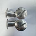 Replace/Repair Purpose Universal 7/16" *.600 Dzus Button Silver Aluminum