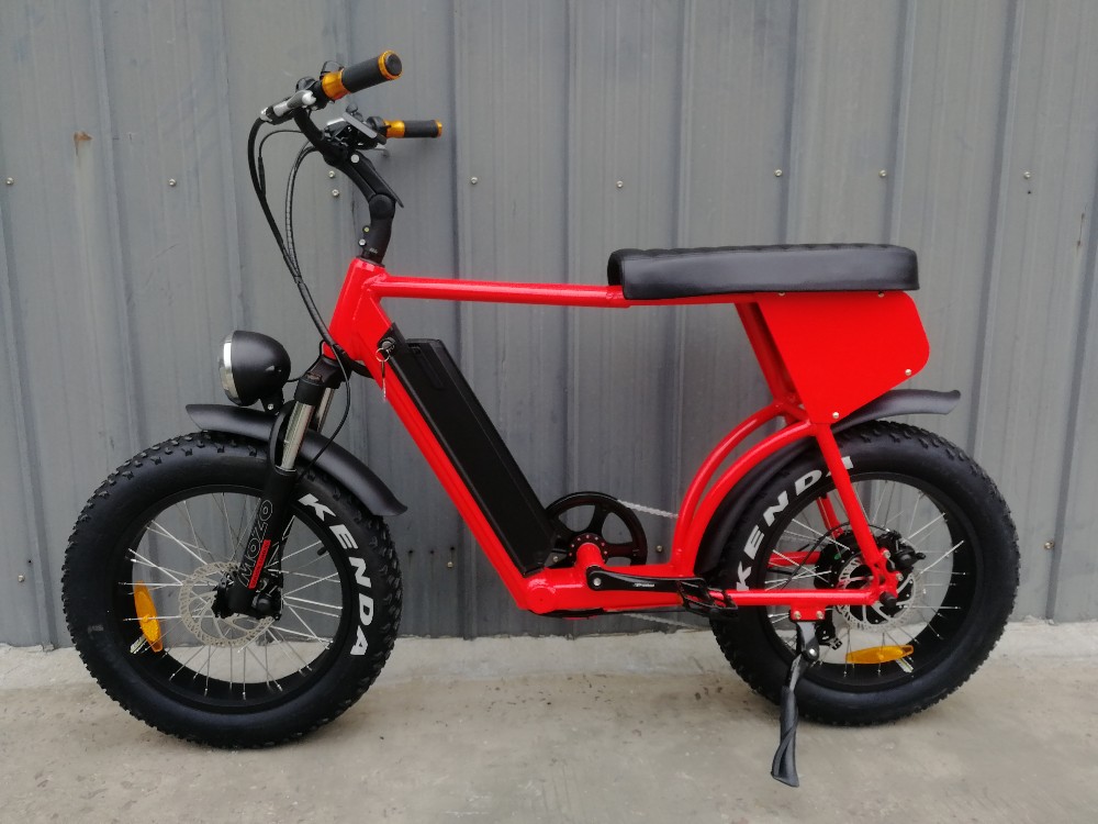 LCD Display Brushless Motor Electric Fat Tire Bikes For Adults 48V 13AH Lithium Battery