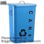 Household Metal Tin Garbage /Dust Bin,Metal Dog Pet Food Storage Bin Tin
