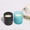 Buy cheap Coloured Glass Candle Holder Glass Candle Containers 8cm Height from wholesalers