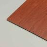 Buy cheap Scratch-resistant Maroon walnut Aluminum Composite Panel 4MM 1.22*2.44m from wholesalers