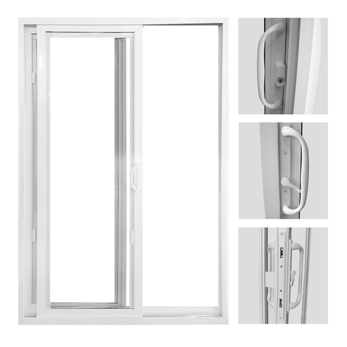 WEIKA Horizontal Customized Kitchen UPVC Sliding Door Engineered Vinyl