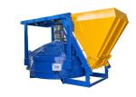 Self Loading Vertical Shaft Concrete Pan Mixer 0.5m3 For Block Precast Industry