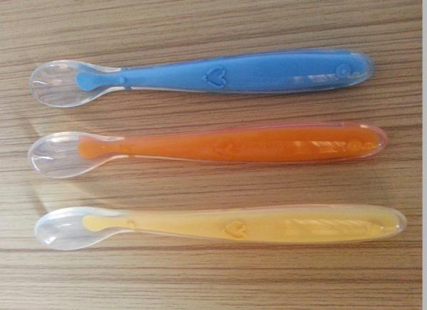 Buy cheap HOT SALE beauty Baby soft silicone spoon from wholesalers