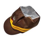 OEM Brown ESD Anti Static Cap 99% Polyester 1% Carbon Fiber